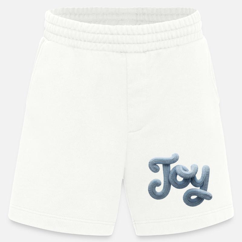 Joy Moderner Patchwork Look - Heavyweight Shorts - made by SPREAD  - OFF WHITE