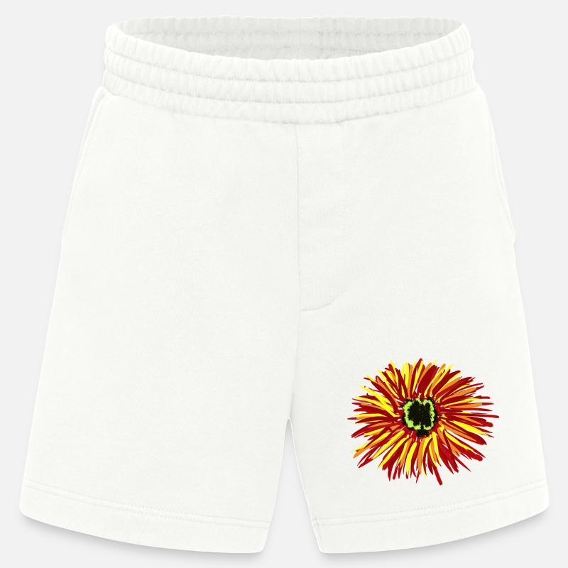 Fleurs Fleurs Fleurs - Short bio épais fabriqué en UE - OFF WHITE