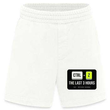 Strg Z: Die letzten 3 Stunden - Heavyweight Shorts - made by SPREAD  - OFF WHITE - Vorne