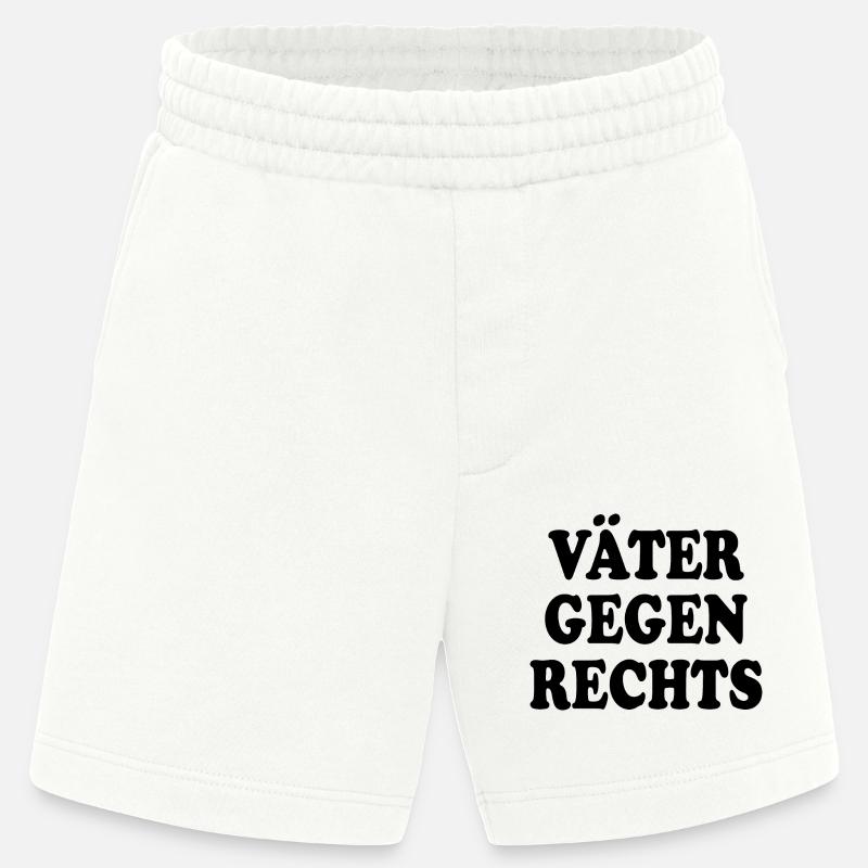 Väter gegen rechts - Heavyweight Shorts - made by SPREAD  - OFF WHITE