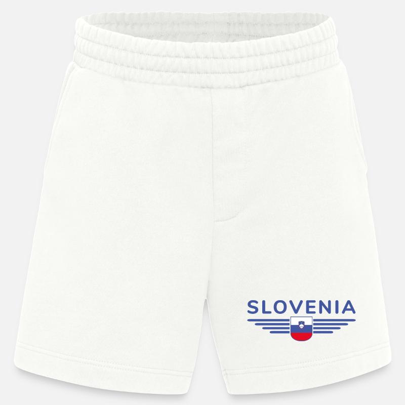 Design slovène élégant - Short bio épais fabriqué en UE - OFF WHITE