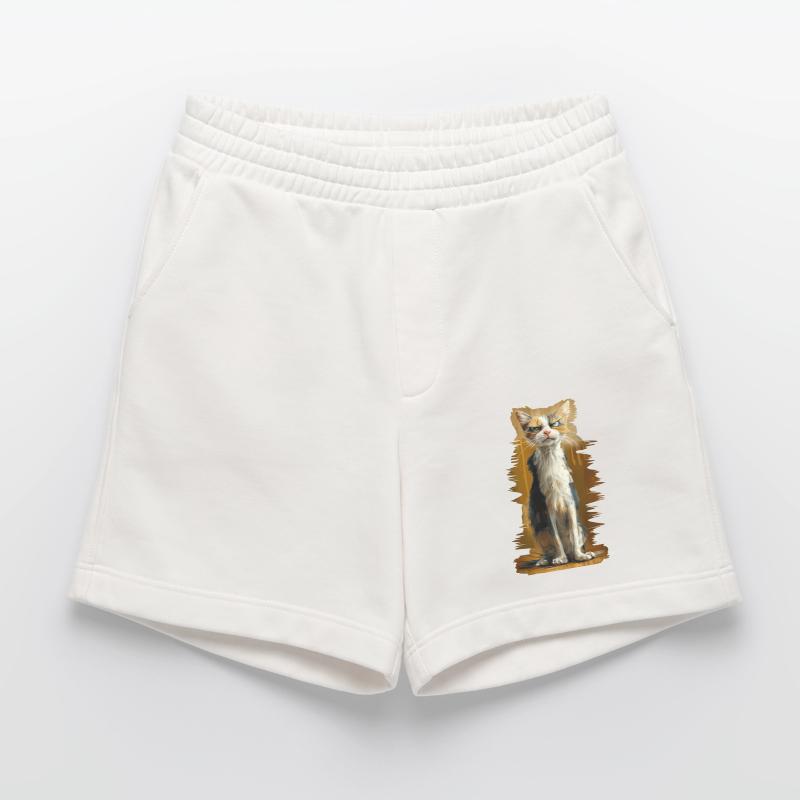 Crumpy Cat Heavyweight Shorts - made by SPREAD 