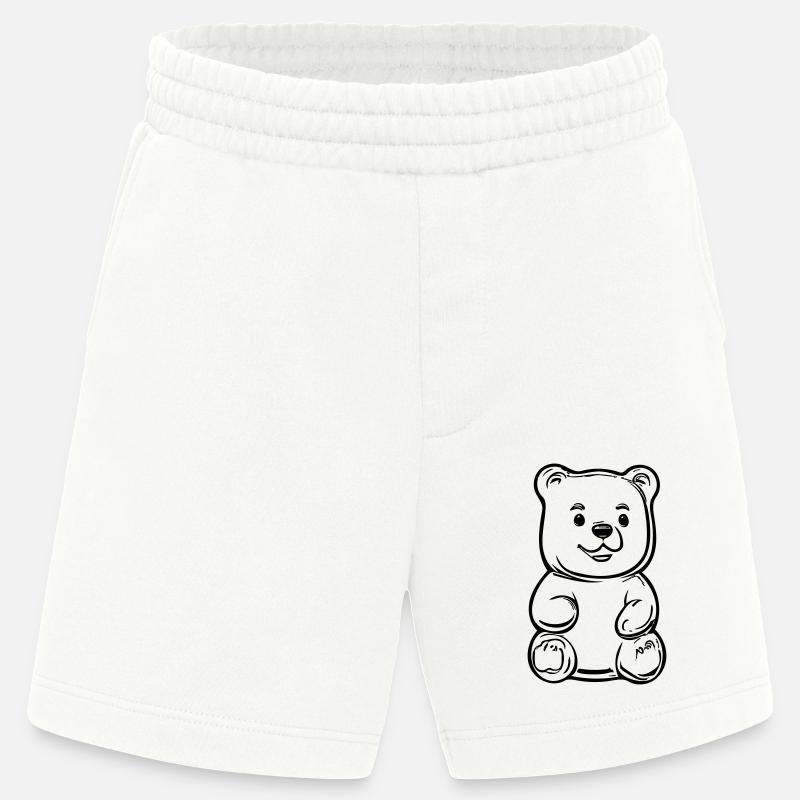 Teddybär - Heavyweight Shorts - made by SPREAD  - OFF WHITE