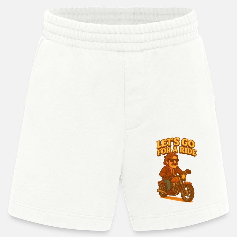 Auf geht's zu einer Fahrt - Heavyweight Shorts - made by SPREAD  - OFF WHITE