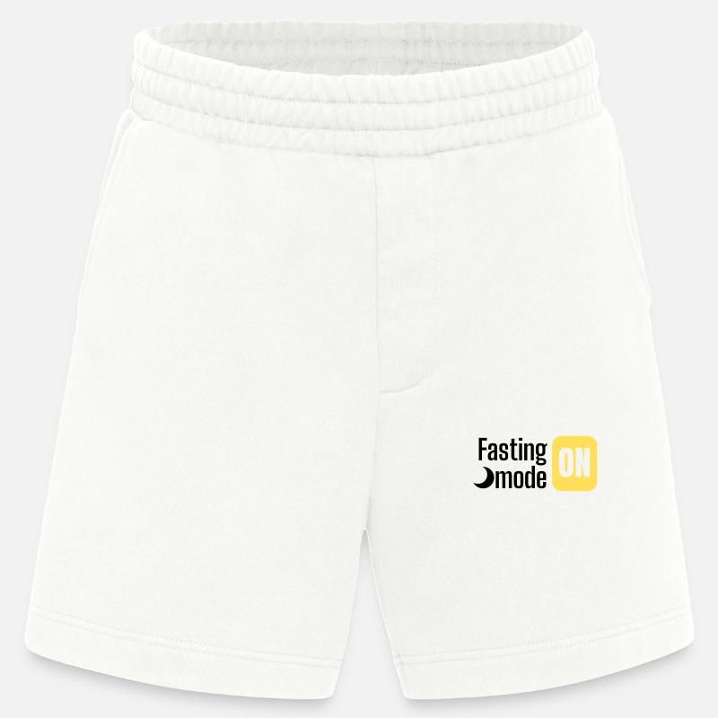 Fastenmodus AUF Textgestaltung - Heavyweight Shorts - made by SPREAD  - OFF WHITE
