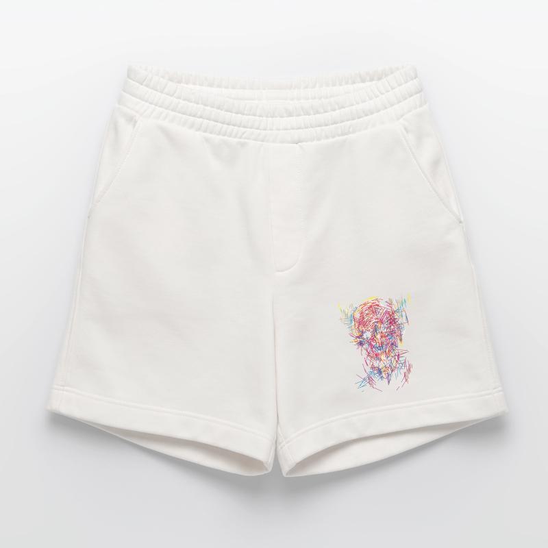 Halloween devil / Abstract Heavyweight Shorts - made by SPREAD 