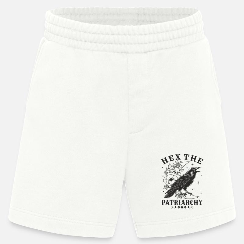 Hex The Patriarchy Feministisches Statement - Heavyweight Shorts - made by SPREAD  - OFF WHITE
