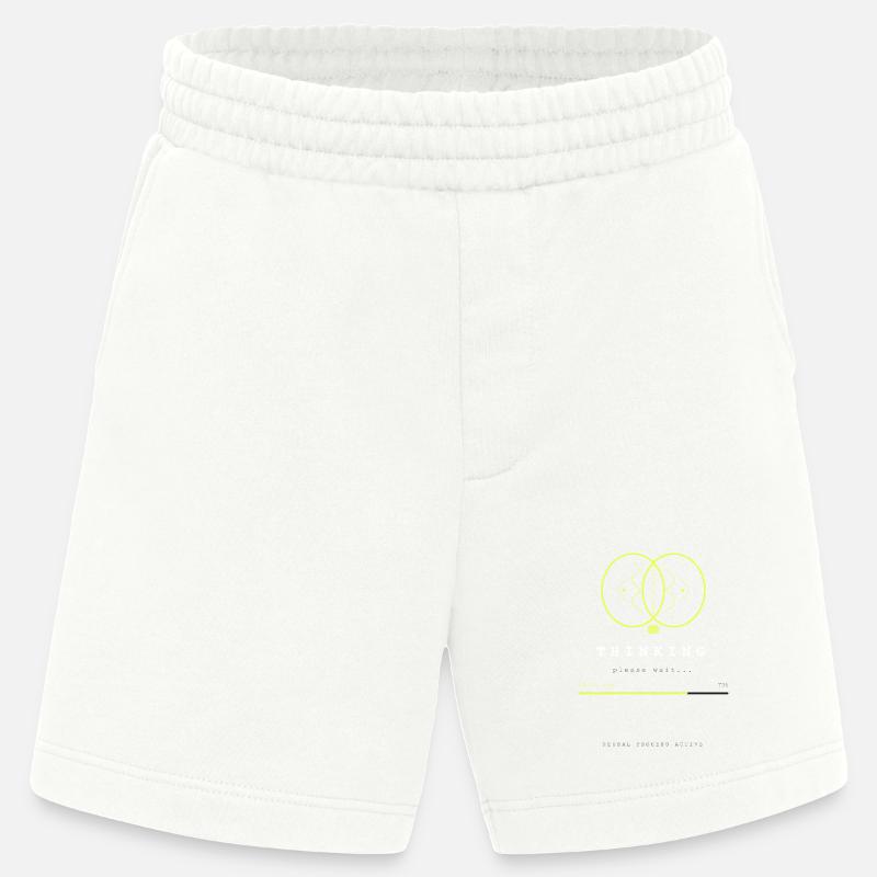 BRAIN.EXE IS LOADING - Heavyweight Shorts - made by SPREAD  - OFF WHITE