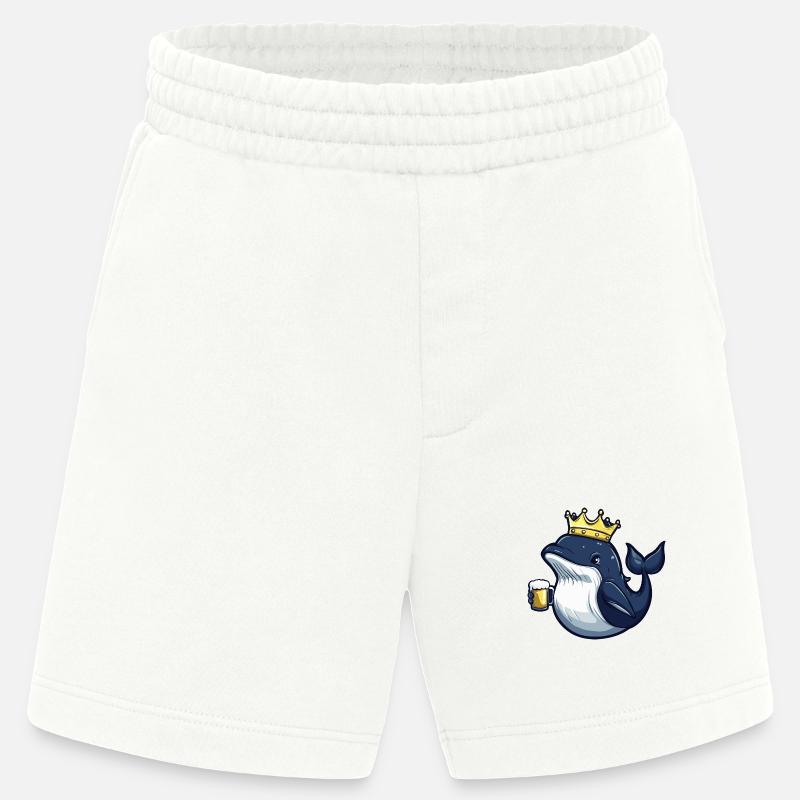 Wal Bier Lustig - Heavyweight Shorts - made by SPREAD  - OFF WHITE