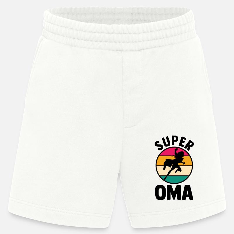 Großmutter Oma - Heavyweight Shorts - made by SPREAD  - OFF WHITE