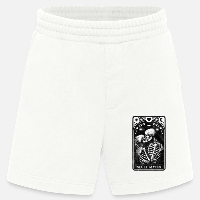 Schädel Mates Tarot - Heavyweight Shorts - made by SPREAD  - OFF WHITE