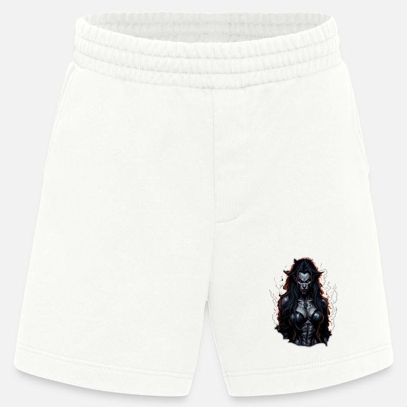 Werwolf Weibchen Dunkle Feuer-Aura - Heavyweight Shorts - made by SPREAD  - OFF WHITE