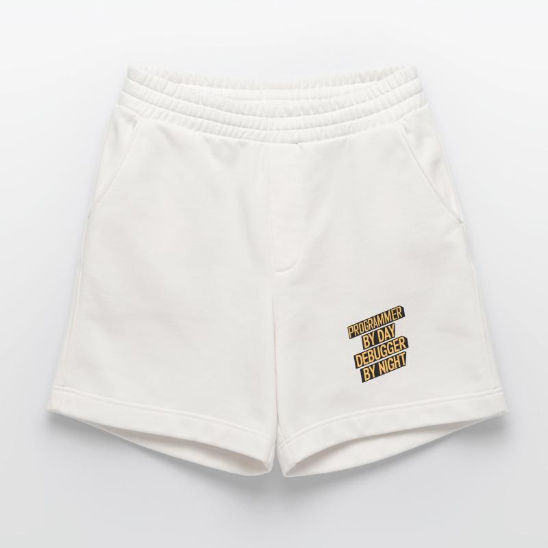 Programmer by Day, Debugger by Night Heavyweight Shorts - made by SPREAD 