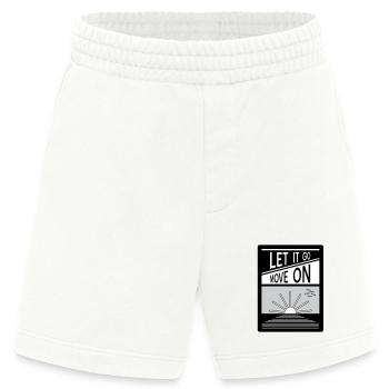 Loslassen. Mach weiter. - Heavyweight Shorts - made by SPREAD  - OFF WHITE - Vorne