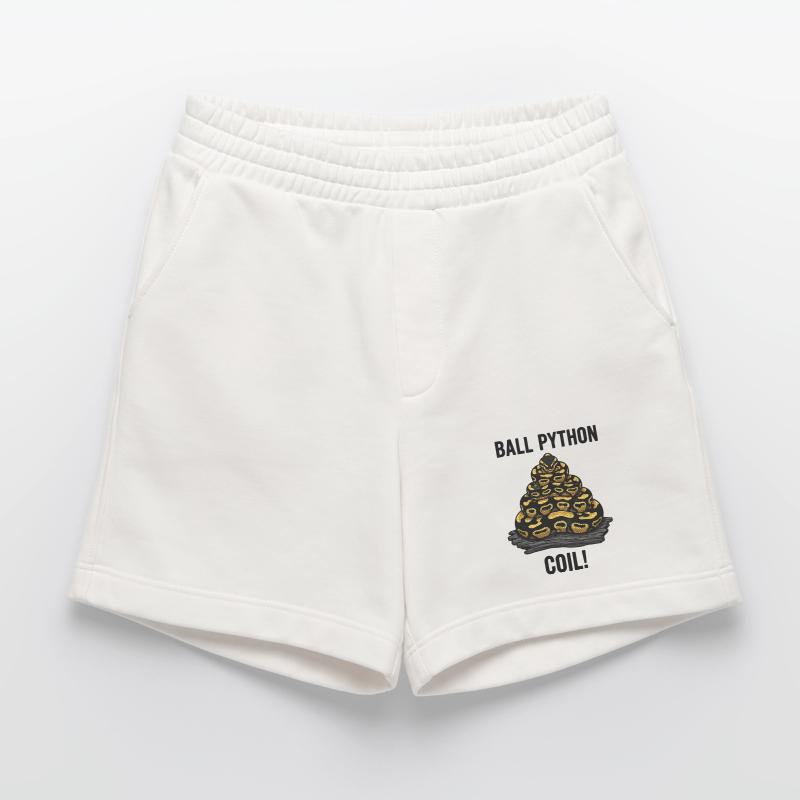 Royal Python Ball Python Coil Reptilienpyramide Heavyweight Shorts - made by SPREAD 