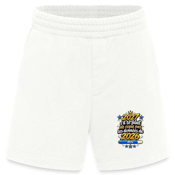 2027, kopiere keine schlechten Erinnerungen - Heavyweight Shorts - made by SPREAD  - OFF WHITE - Vorne