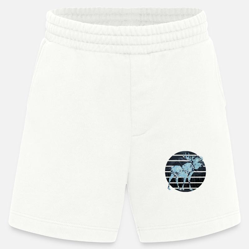 Elch E 55 - Short bio épais fabriqué en UE - OFF WHITE