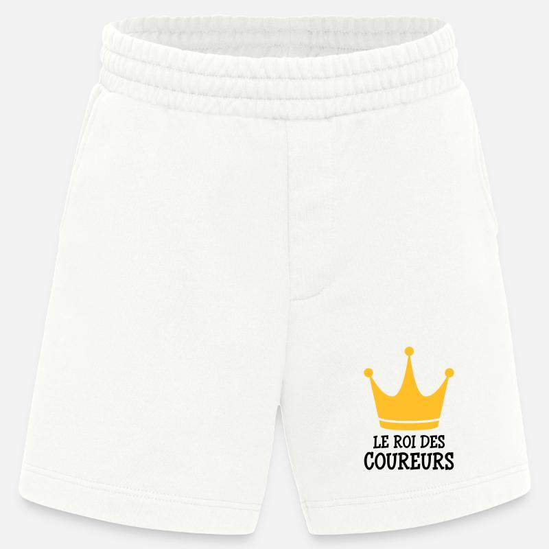 Course à Pied / Running / Jogging / Coureur - Short bio épais fabriqué en UE - OFF WHITE