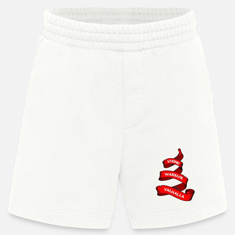 Wikinger Wimpel oder Banner rot - Heavyweight Shorts - made by SPREAD  - OFF WHITE