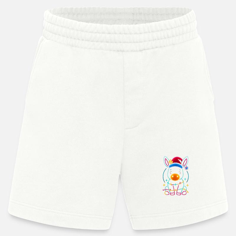 Esel Elfe Weihnachten Lustig Geschenk - Heavyweight Shorts - made by SPREAD  - OFF WHITE