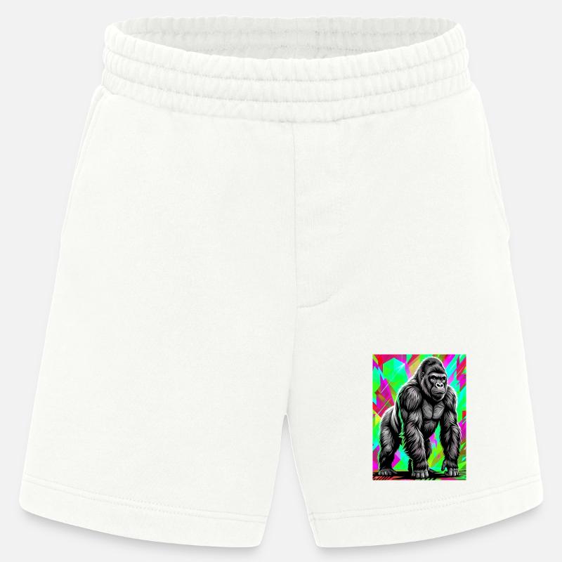 gorille - Short bio épais fabriqué en UE - OFF WHITE