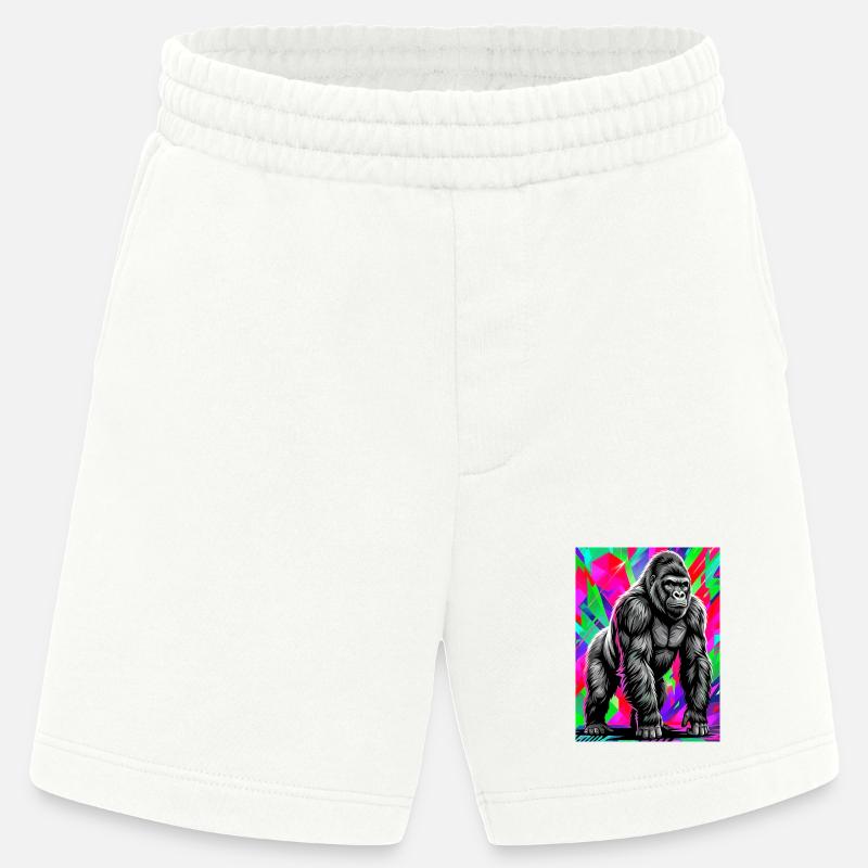 gorille - Short bio épais fabriqué en UE - OFF WHITE