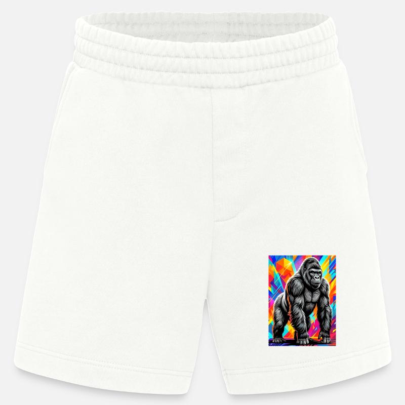 gorille - Short bio épais fabriqué en UE - OFF WHITE
