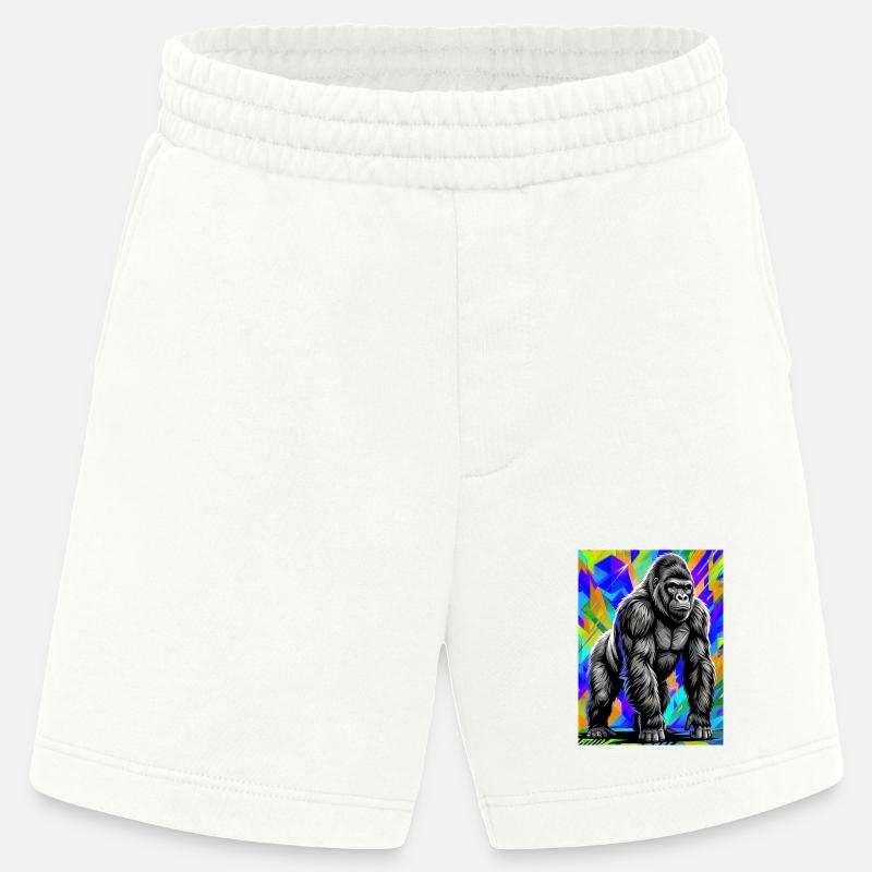gorille - Short bio épais fabriqué en UE - OFF WHITE
