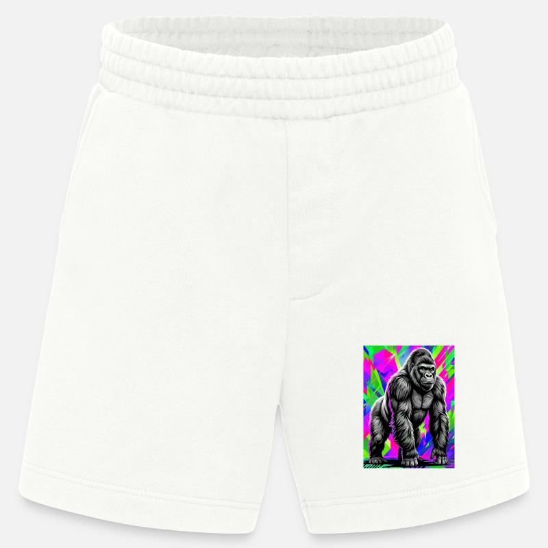gorille - Short bio épais fabriqué en UE - OFF WHITE