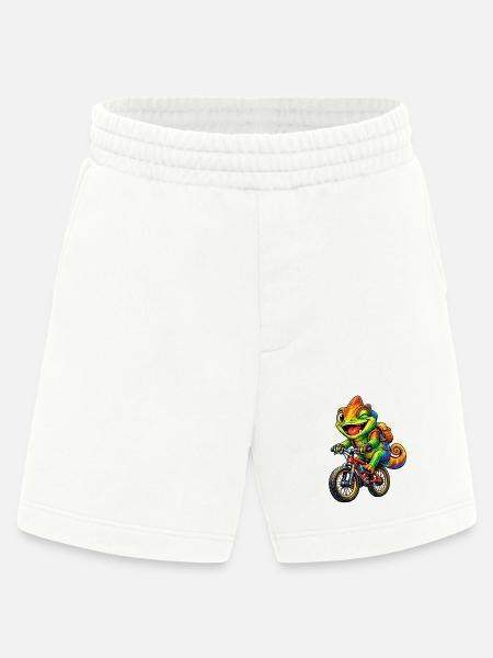 Caméléon à vélo - Short bio épais fabriqué en UE - OFF WHITE