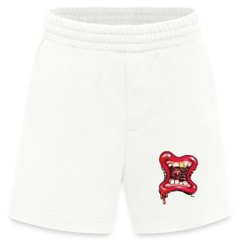 Grusel Schlund - Heavyweight Shorts - made by SPREAD  - OFF WHITE - Vorne