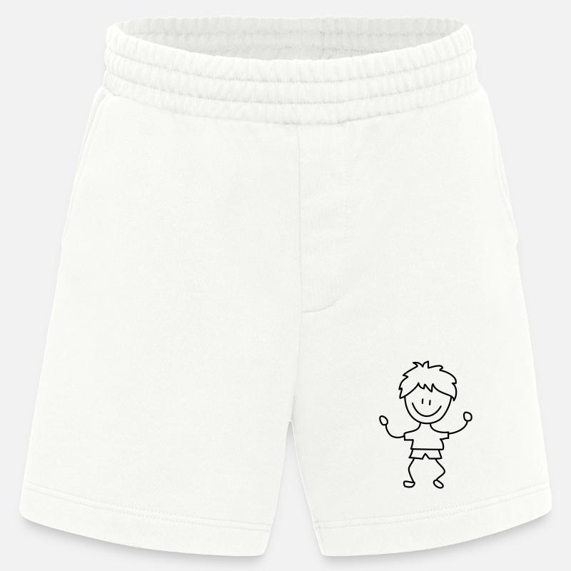 kind junge kindergarten - Heavyweight Shorts - made by SPREAD  - OFF WHITE