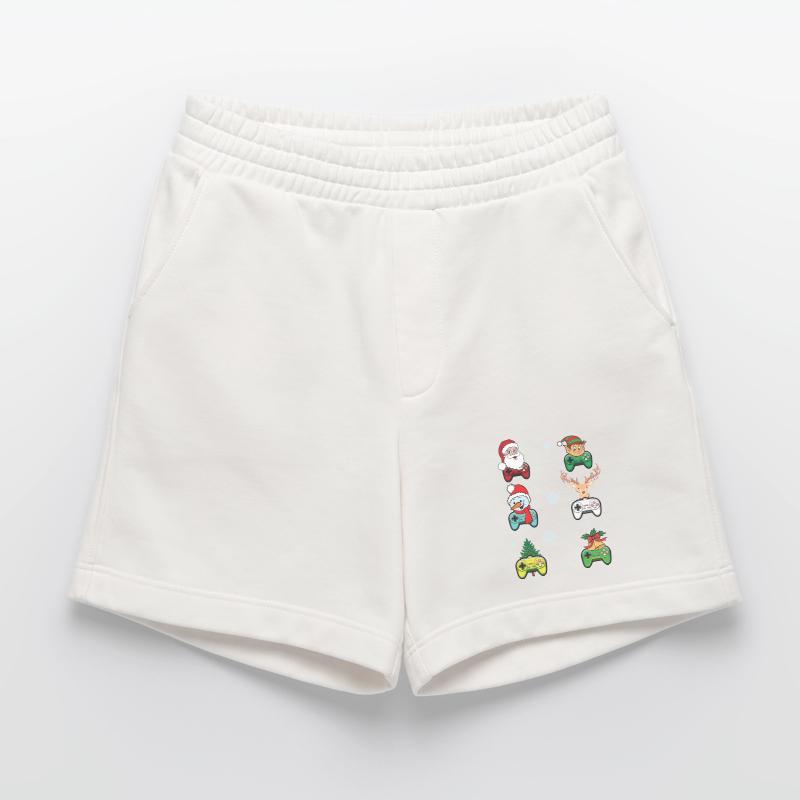 Festive Gaming Characters with Christmas Elements Heavyweight Shorts - made by SPREAD 