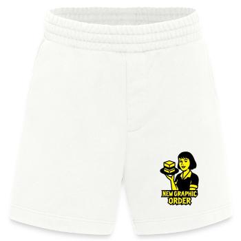 New Graphic Order #1 - Heavyweight Shorts - made by SPREAD  - OFF WHITE - Vorne