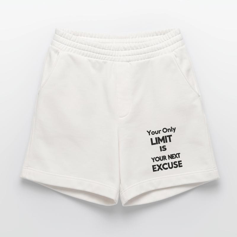 Celestial Moon and Star Pattern Heavyweight Shorts - made by SPREAD 