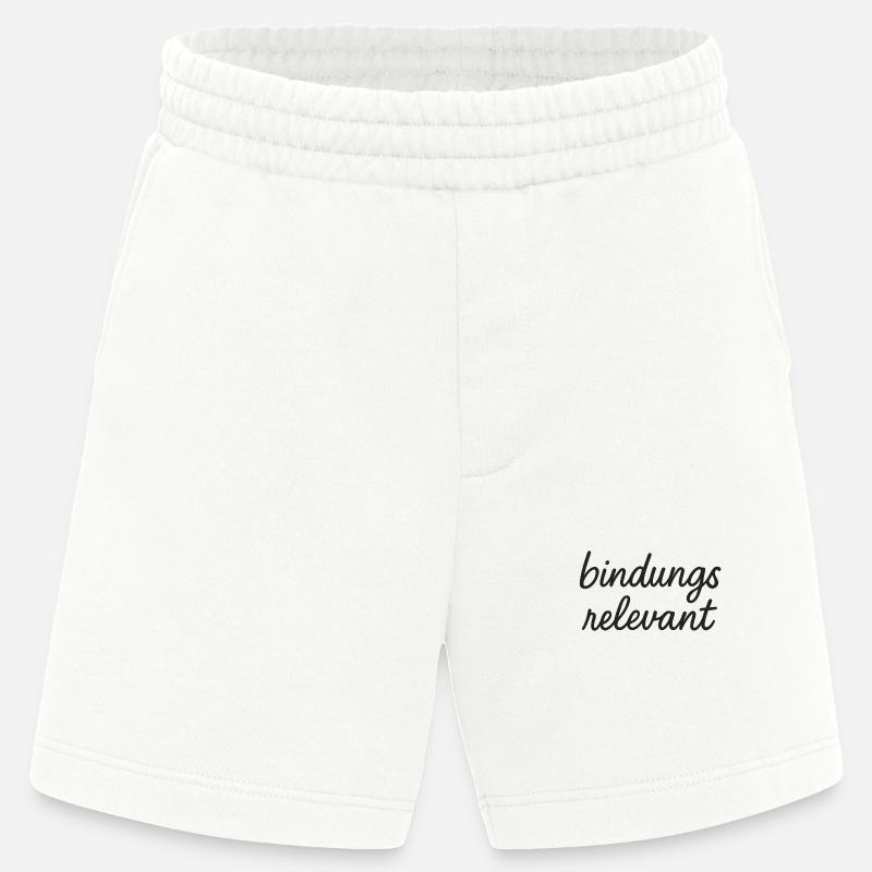 bindungsrelevant schwarz  - Heavyweight Shorts - made by SPREAD  - OFF WHITE