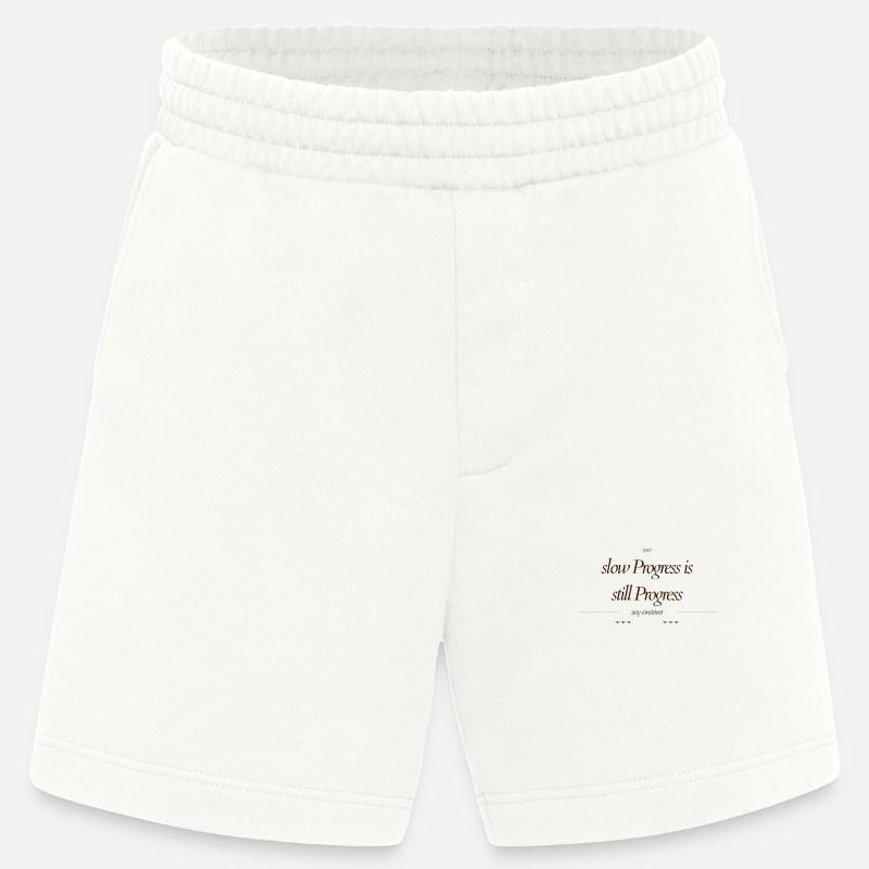 slow_Progress_is_still_Progress_ - Short bio épais fabriqué en UE - OFF WHITE