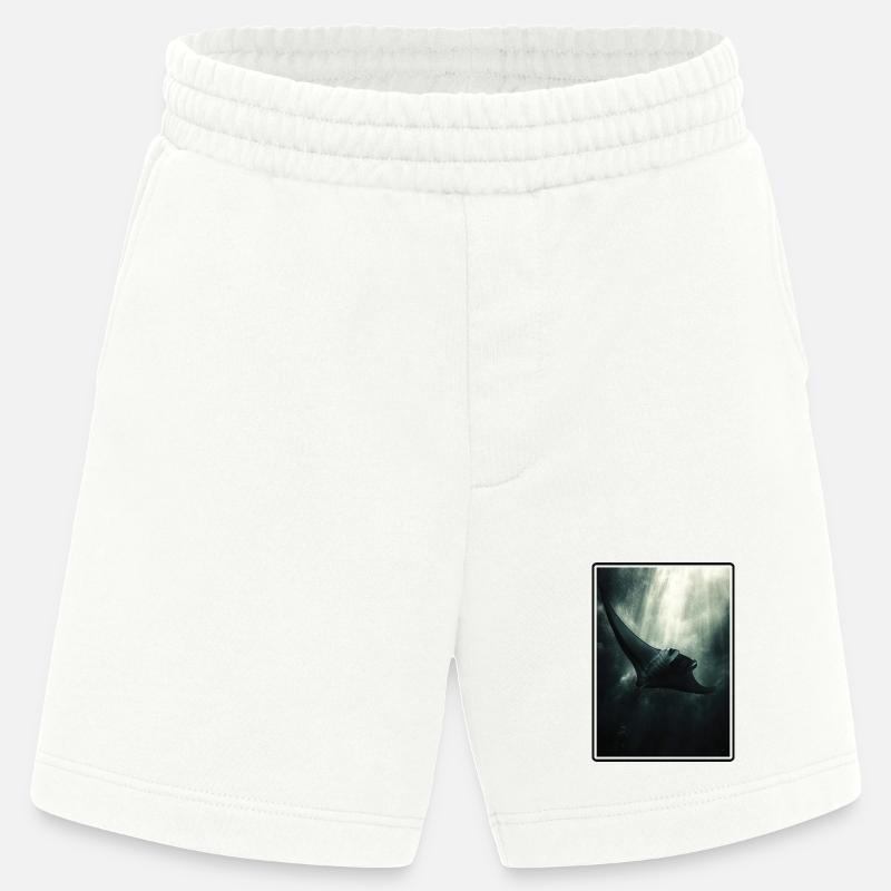 Rochen Mantarochen - Heavyweight Shorts - made by SPREAD  - OFF WHITE