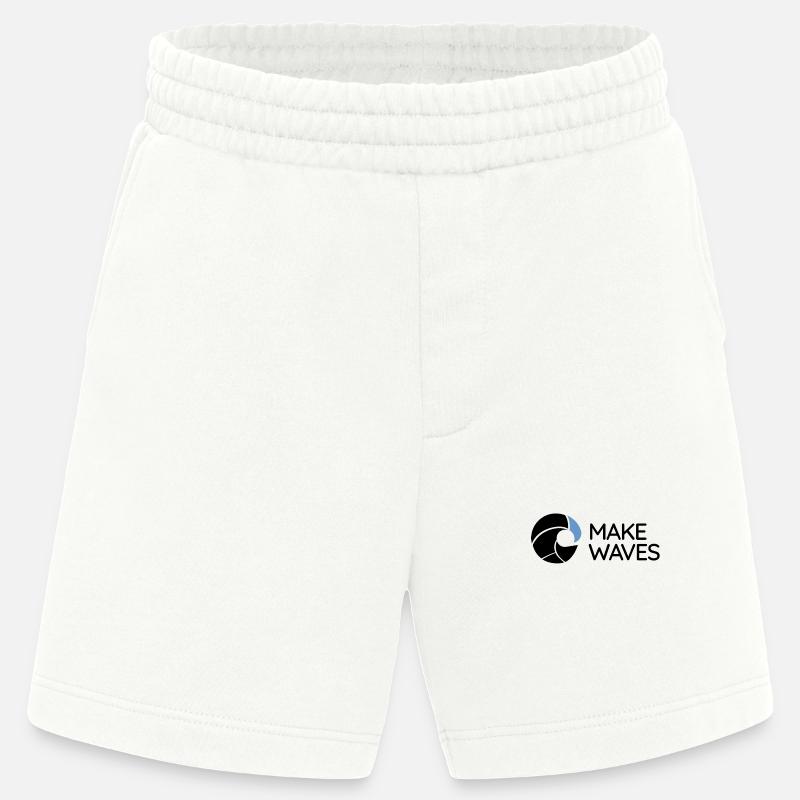 Wave - Make Waves - Heavyweight Shorts - made by SPREAD  - OFF WHITE