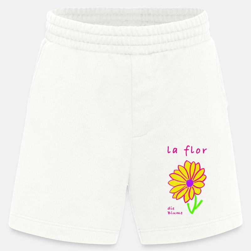 Die Blume auf Spanisch - Heavyweight Shorts - made by SPREAD - OFF WHITE