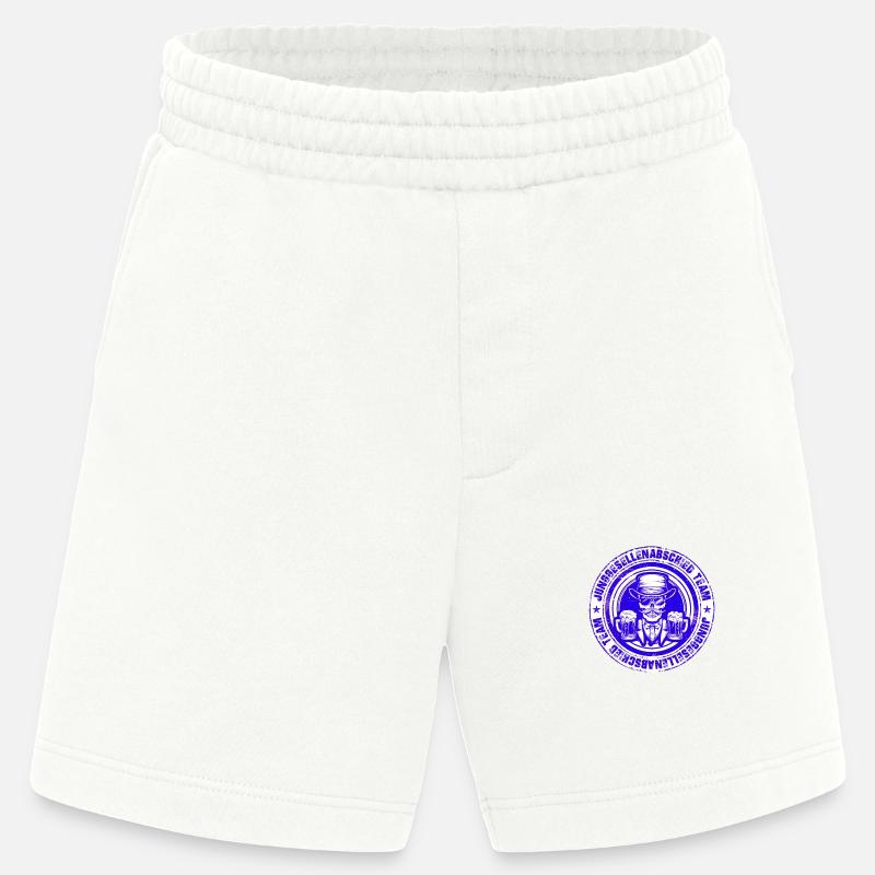 Junggesellenabschied Team Skelett - Heavyweight Shorts - made by SPREAD  - OFF WHITE