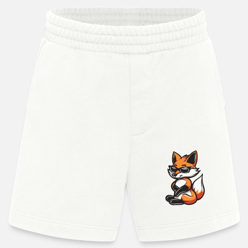Fuchs Cool Comic - Heavyweight Shorts - made by SPREAD  - OFF WHITE