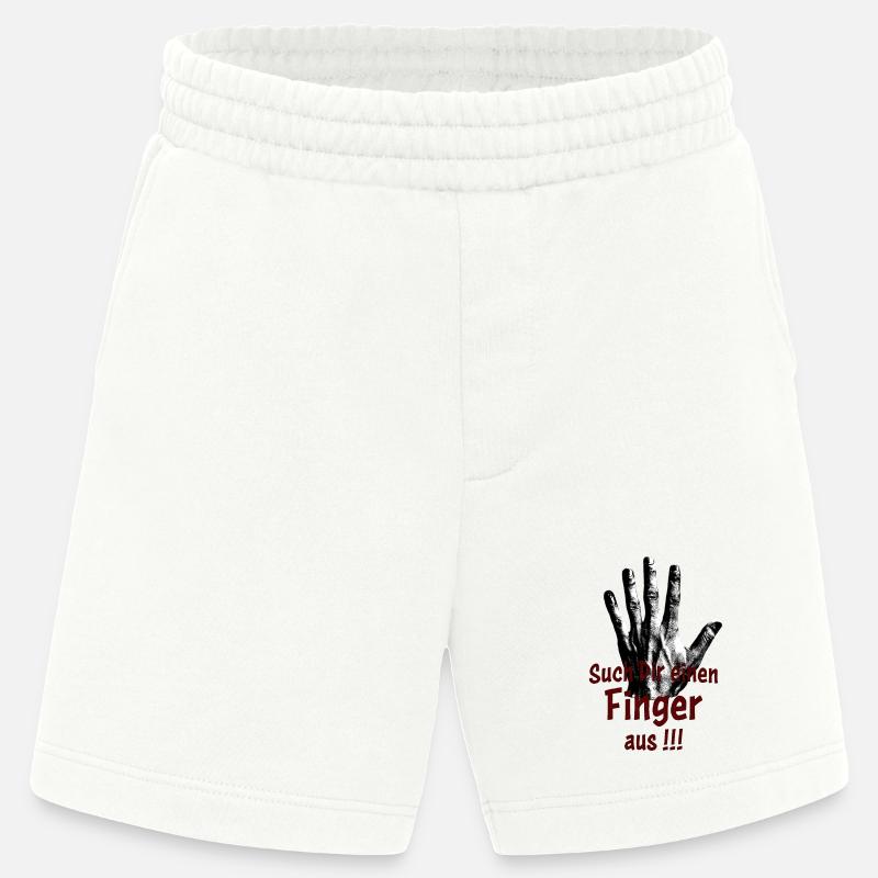 Such Dir einen Finger aus!!! - Heavyweight Shorts - made by SPREAD  - OFF WHITE