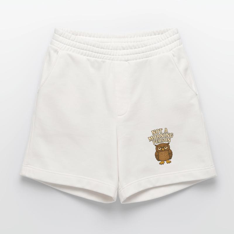 Morgenmuffel Eule Heavyweight Shorts - made by SPREAD 