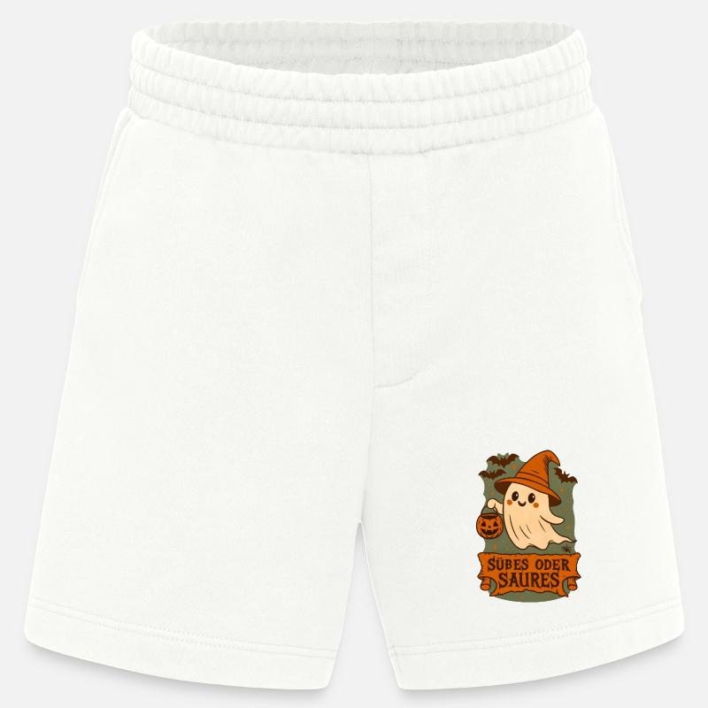 Süßes oder Saures - Gespenst - Heavyweight Shorts - made by SPREAD  - OFF WHITE