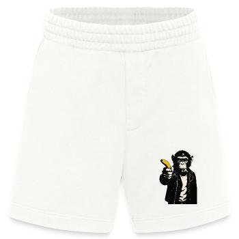 Bananen-Rebellenaffe - Heavyweight Shorts - made by SPREAD  - OFF WHITE - Vorne