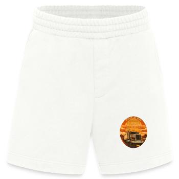 King Of The Road Lion Trucker Emblem - Heavyweight Shorts - made by SPREAD  - OFF WHITE - Vorne