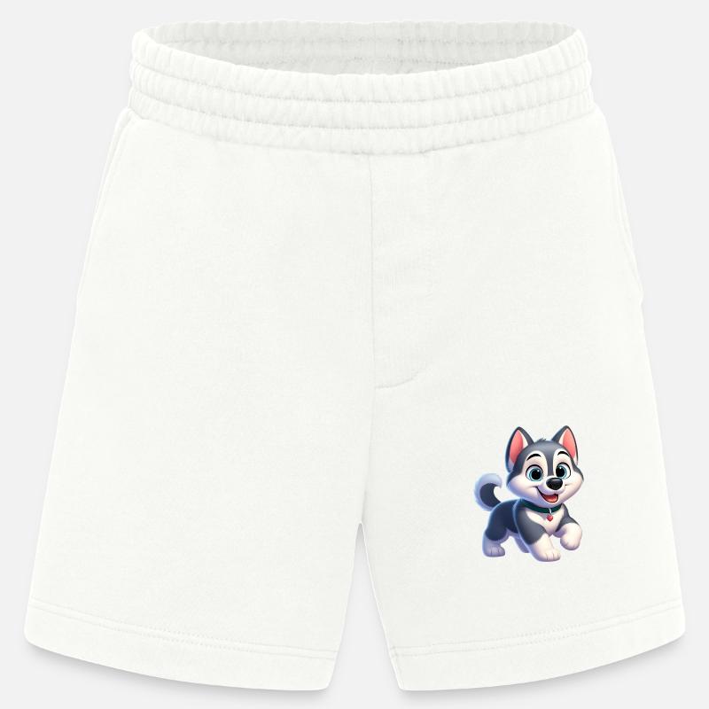 husky 2 - Short bio épais fabriqué en UE - OFF WHITE