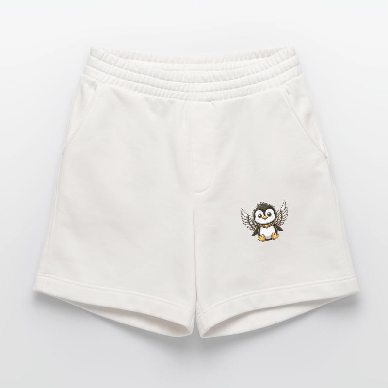 Süßer Pinguin Engel Comic Design Heavyweight Shorts - made by SPREAD 