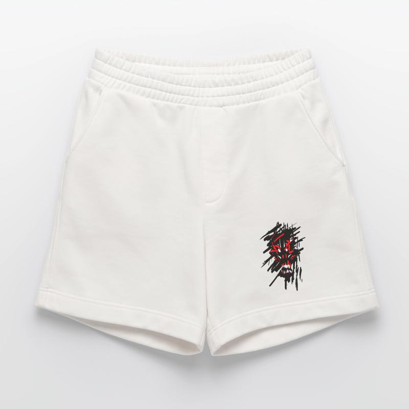 Devil horror graffiti Heavyweight Shorts - made by SPREAD 